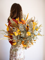 ramo de flores secas naturales