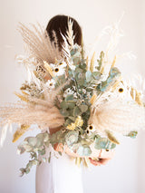 Ramo flores secas blanco - Polen