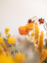 flores secas amarillas