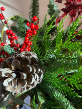 Ramo navideño rojo y verde