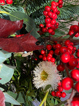 Ramo navideño rojo y verde