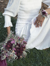 Ramo de Novia Burgundy