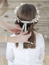 corona de flores para eventos