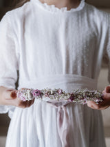 corona de flores especial