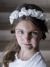 corona de flores para comunión